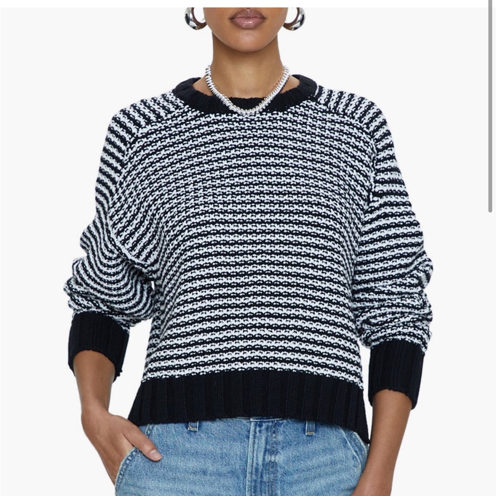 New- Pistola Adina Raglan Sleeve Cotton Sweater Size large